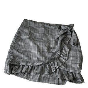 Honey Belle  Gingham Wrap Skirt